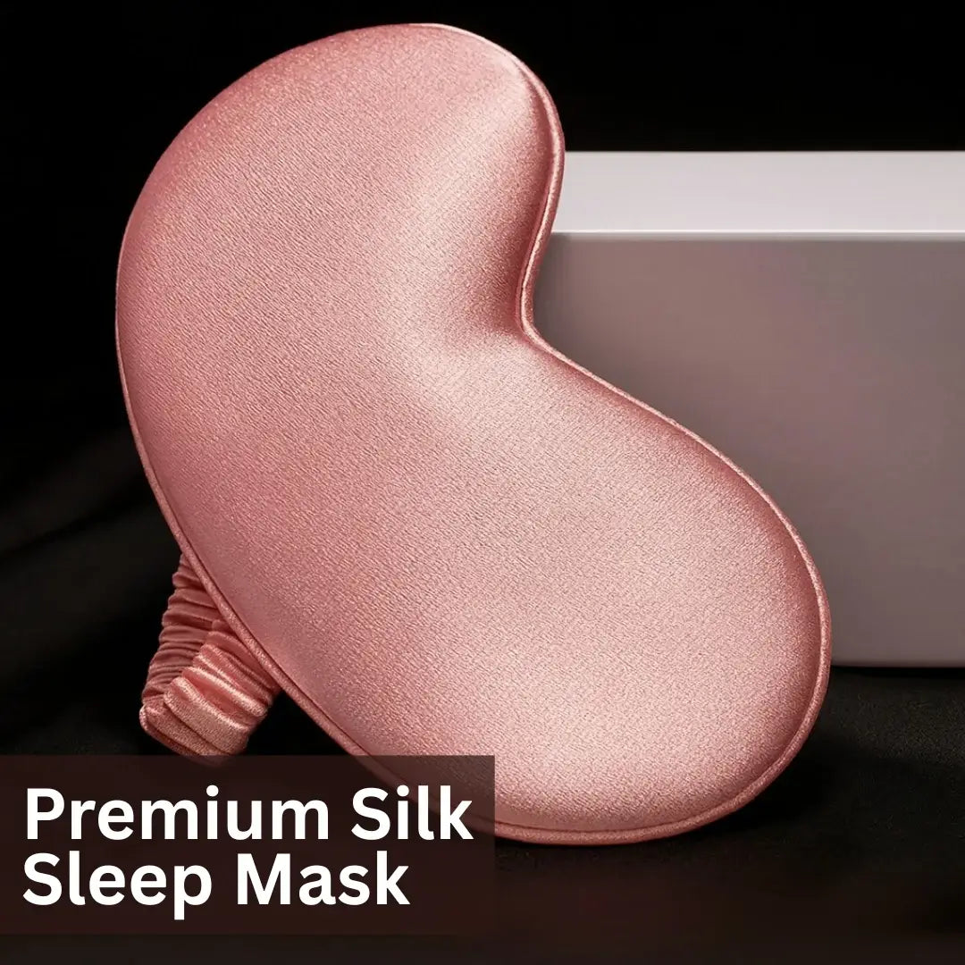 Pink Silk Sleep Mask