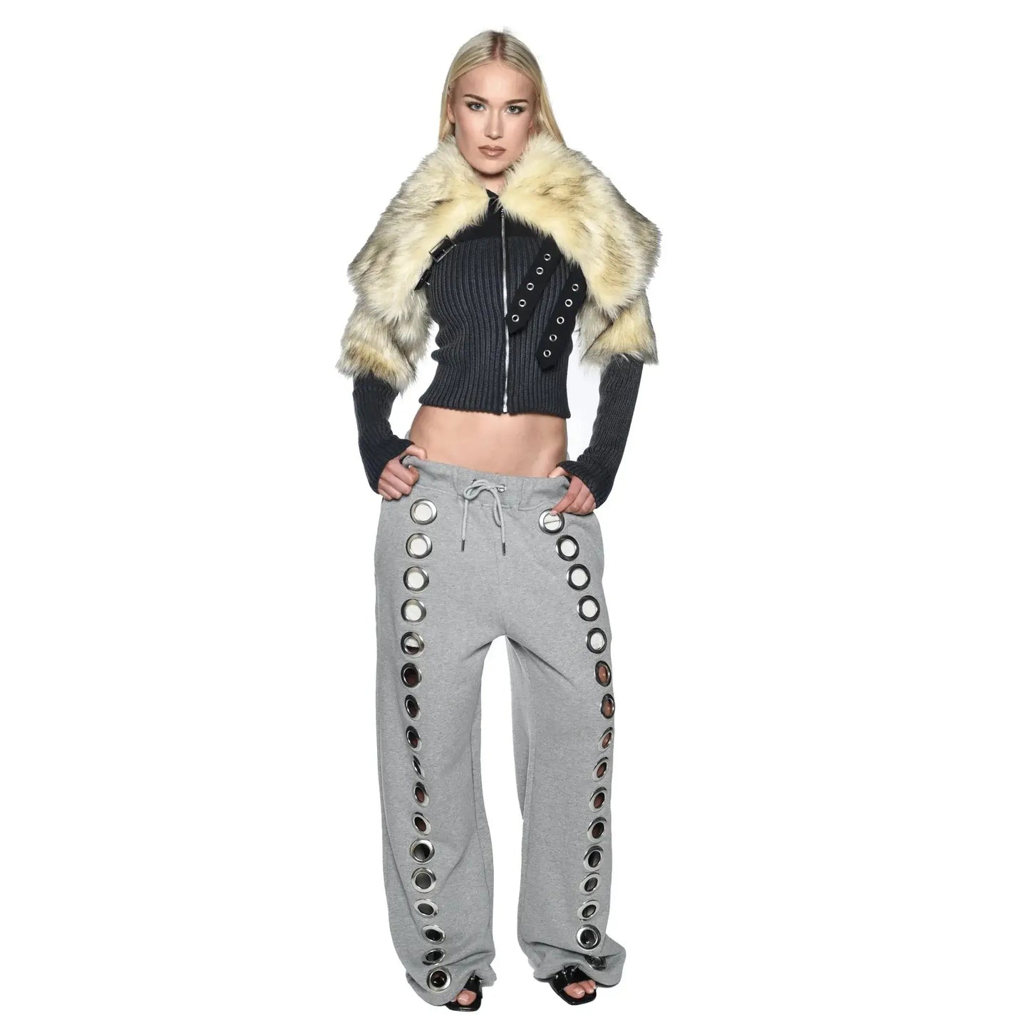 Baddie Eyelet Tracksuit