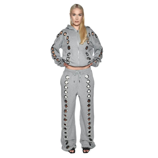 Baddie Eyelet Tracksuit