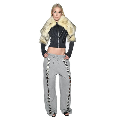 Baddie Eyelet Tracksuit